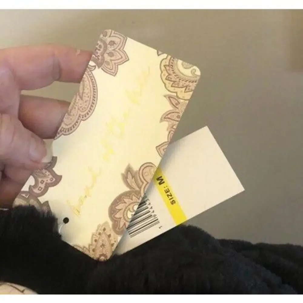 NWT Band Of The Free Jacket Women’s M L Black Val Chevron Faux Fur CROPPED - Picture 7 of 16